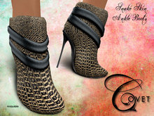 {Covet} Snake Skin Ankle Boots