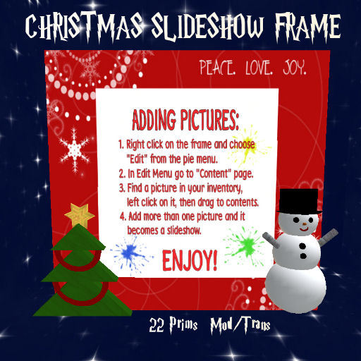 Christmas Slideshow Frame (Boxed)