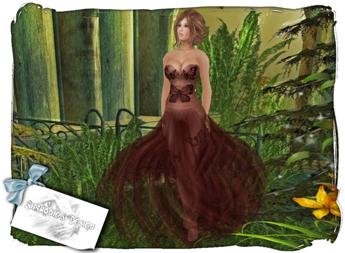 ~*~Shar's Gowns~*~ Chocolate butterfly