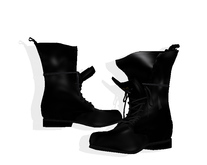Combat Black Boots