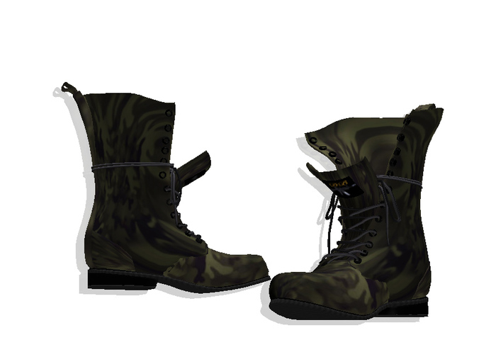 Combat Green Boots