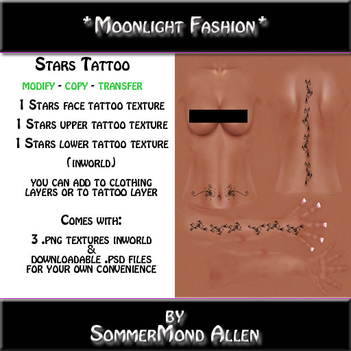 *MF* Stars Tattoo fullperm builders kit