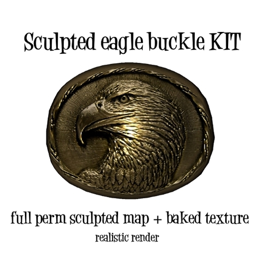 Sulpted eagle buckle KIT