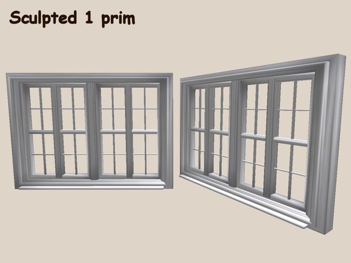 window 2.4 C/M sculpted 1 prim