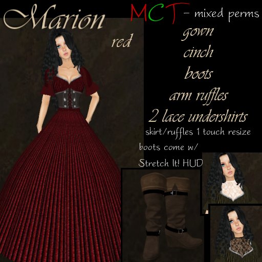 Marion - Red ** 50% off**