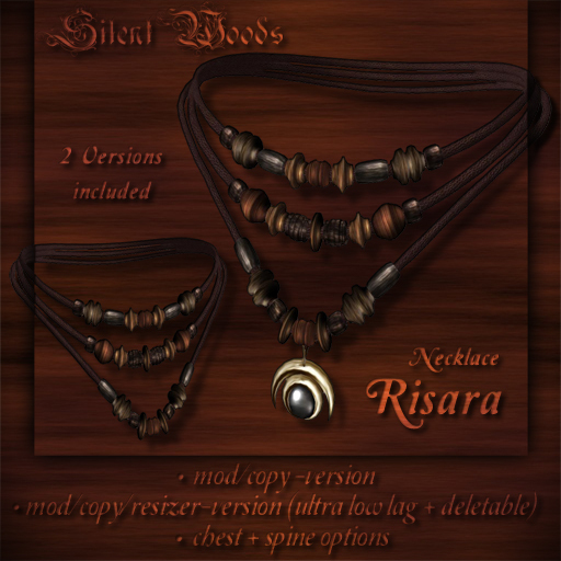 Silent Woods, Necklace "Risara"