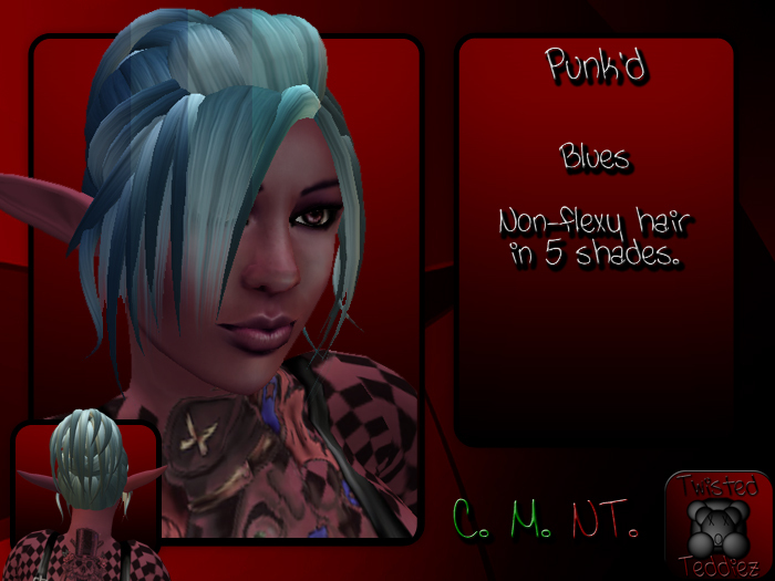 {T.t} Punk'd Hair - Blues