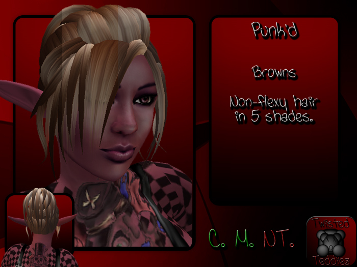 {T.t} Punk'd Hair - Browns