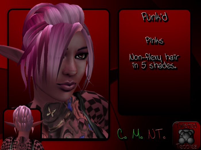 {T.t} Punk'd Hair - Pinks
