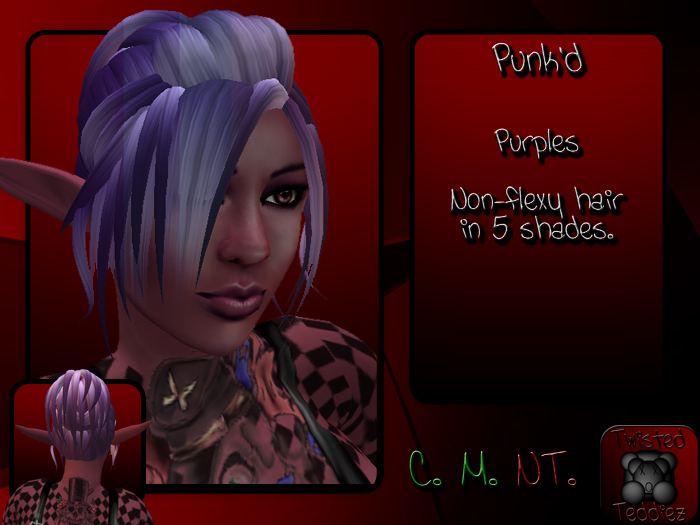 {T.t} Punk'd Hair - Purples
