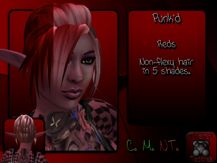{T.t} Punk'd Hair - Reds