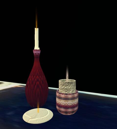 Candles set plus holders
