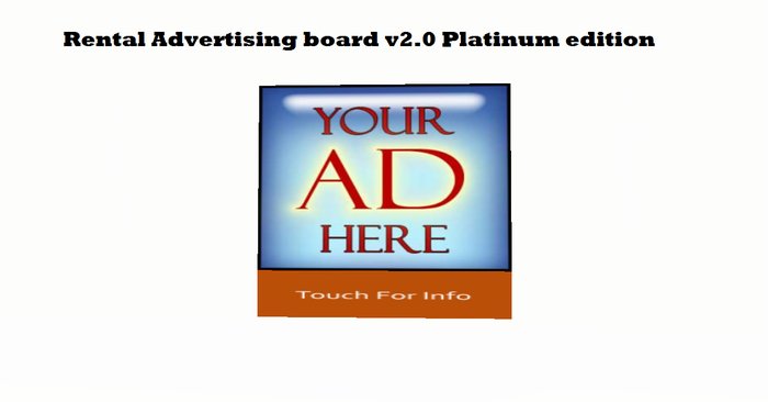 Rental Advertising Board v2.0 platinum Edition .