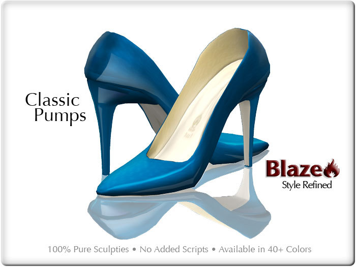 Blaze* Classic Pumps - Mid Turquoise