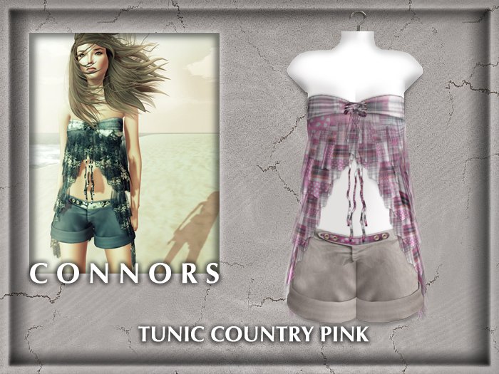 *Connors* TUNIC COUNTRY PINK