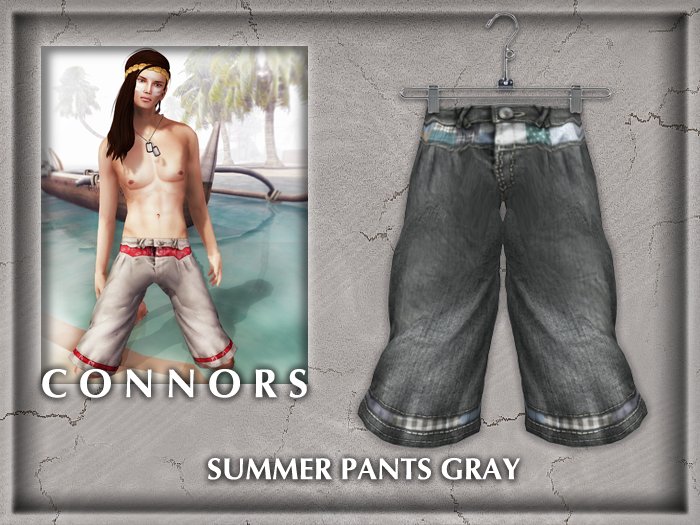 *Connors* SUMMER PANTS GRAY