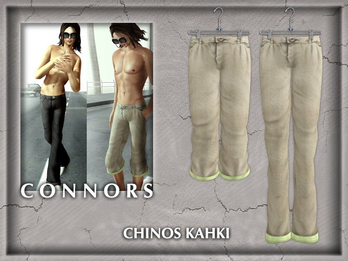 *Connors* CHINOS KAHKI