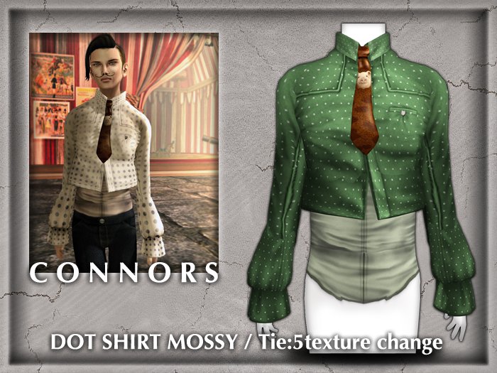 *Connors* DOT SHIRT MOSSY