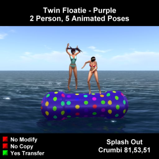 Twin Floatie - Purple