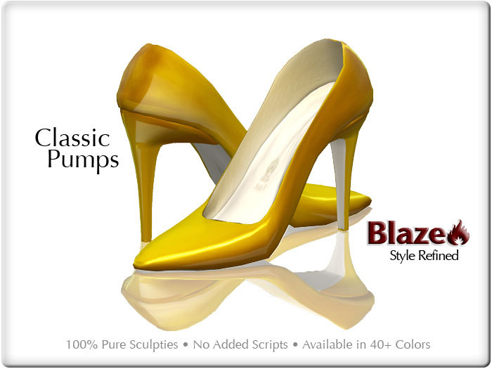 Blaze* Classic Pumps - Gold