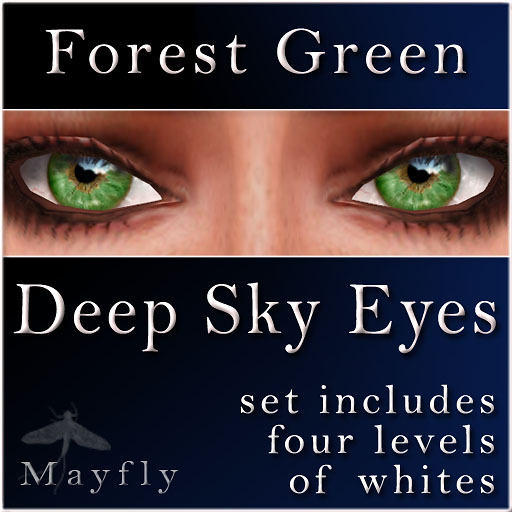 Mayfly - Deep Sky Eyes (Forest Green)