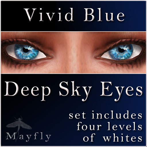 Mayfly - Deep Sky Eyes (Vivid Blue)