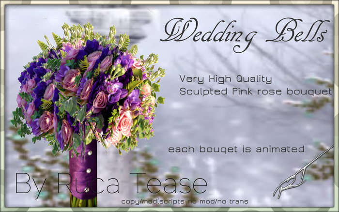 wedding bells purple medley bouquet