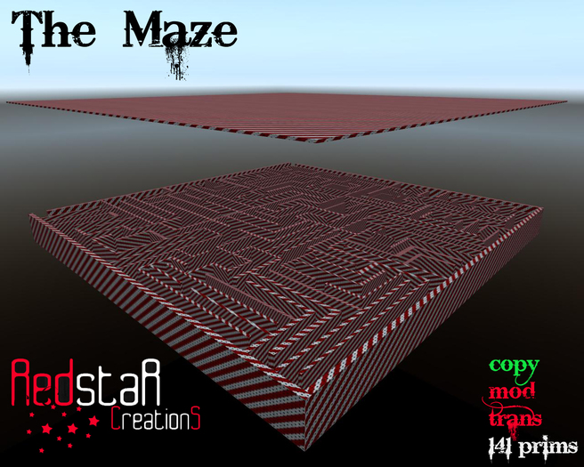 The Maze -White & Red-