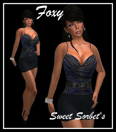 Sweet Sorbet's Foxy - Blue