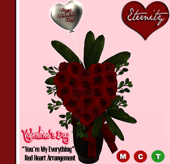 .::J&K::. Valentine's Day "You're My Everything" - Red Roses