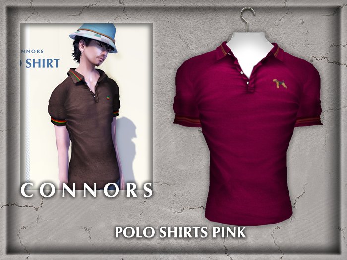 *Connors* POLO SHIRTS PINK