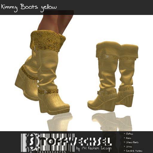 [Stoffwechsel] Kimmy Boots yellow *Promo*