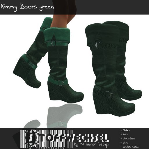 [Stoffwechsel] Kimmy Boots green *Promo*