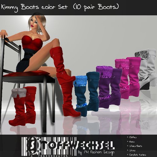 [Stoffwechsel] Kimmy Boots Color pack *Promo*