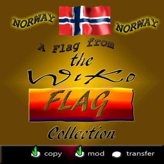 WIKO * FLAG NORWAY - Full ANIMATED 
