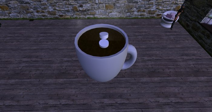 2 cup of chocolate with marshmallows