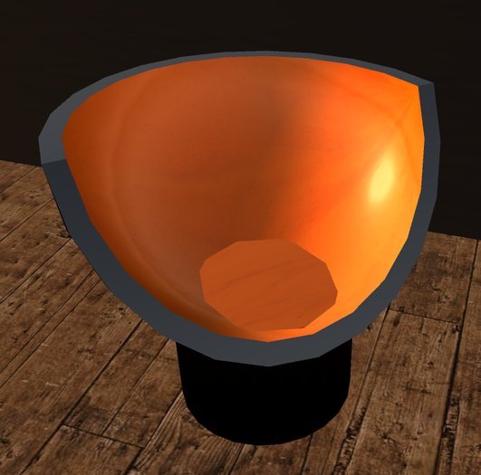 couch chair black/orange