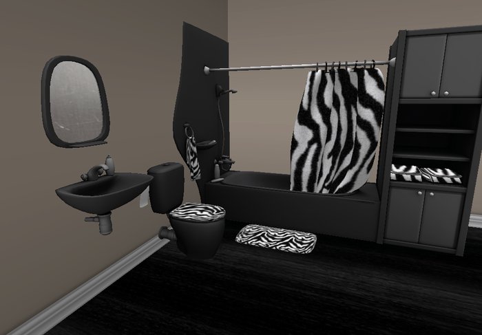 Zebra Bathroom :) 