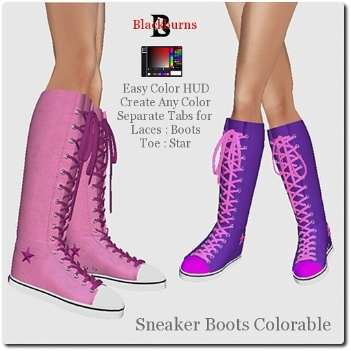 Blackburns Sneaker Boots Colorable