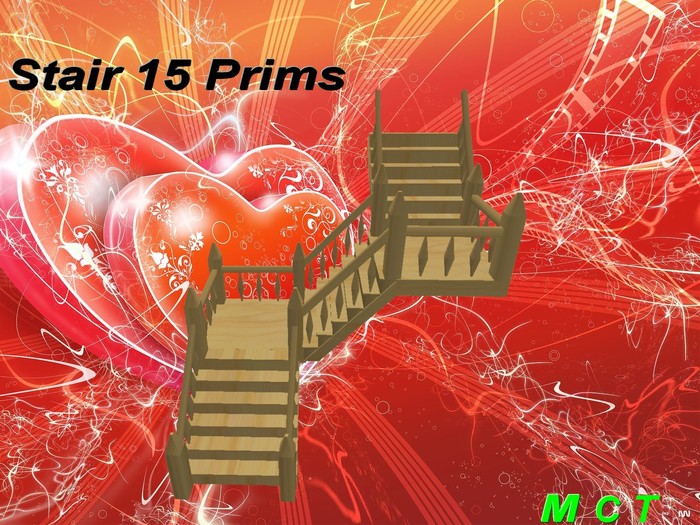 Stair 15 prims