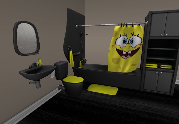 The Sponge Bathroom :) 