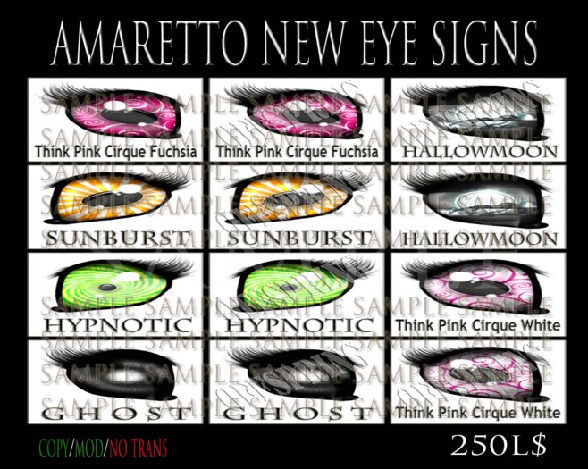 AMARETTO NEW EYE SIGNS [01.12.2012]