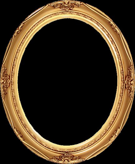 OVAL GOLD FRAME 1