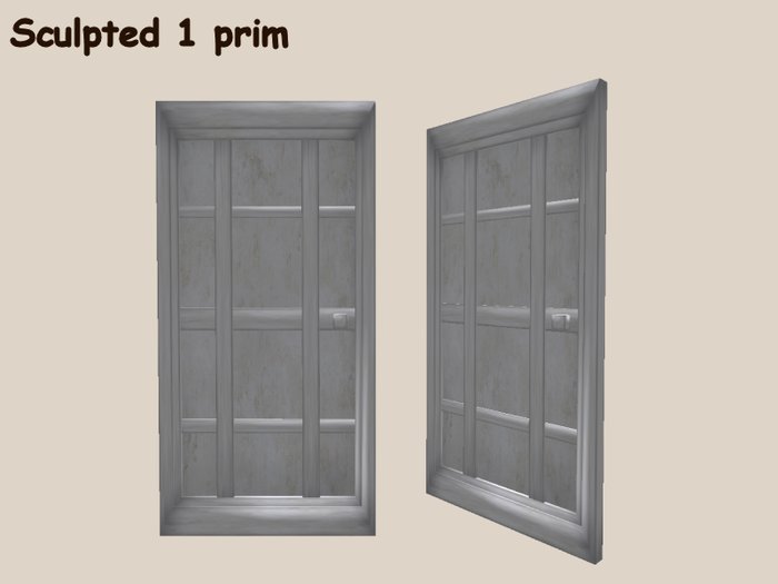 door 1 C/M sculpted 1 prim scripted