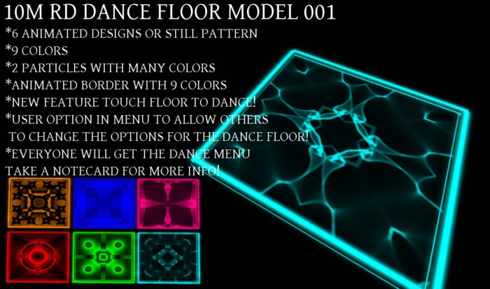 10M RD DANCE FLOOR MODEL 001