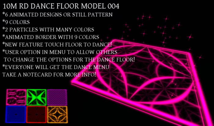 10M RD DANCE FLOOR MODEL 004