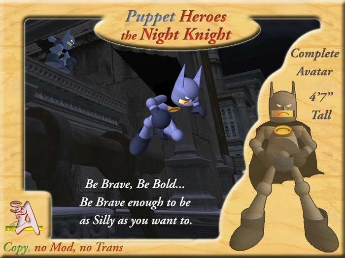 Puppet Heroes - Night Knight Boxed
