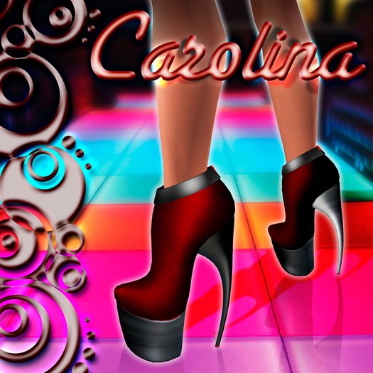 -CAROLINA-SHOES-DARK RED