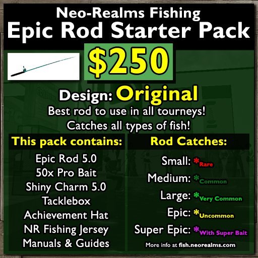Neo-Realms Fishing: Epic Rod Starter Pack (Original)