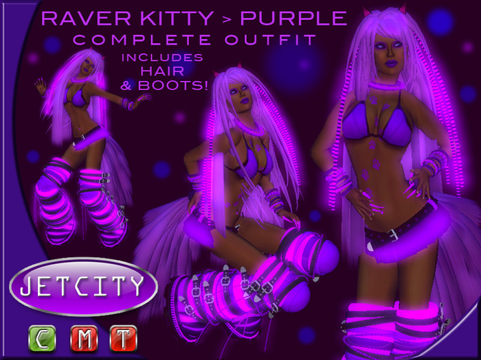 JETCITY - Raver Kitty > PURPLE